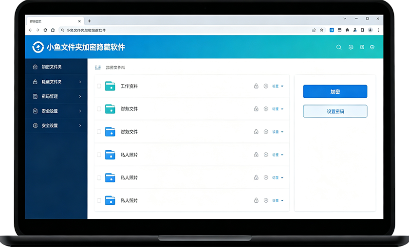 小鱼文件夹加密隐藏软件